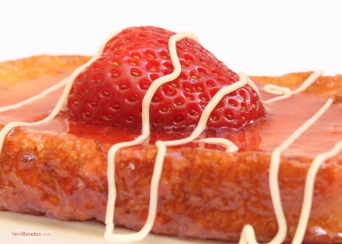 Torrijas de fresas